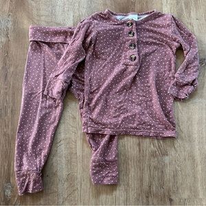 Lou Lou & Company Mauve Dot Set